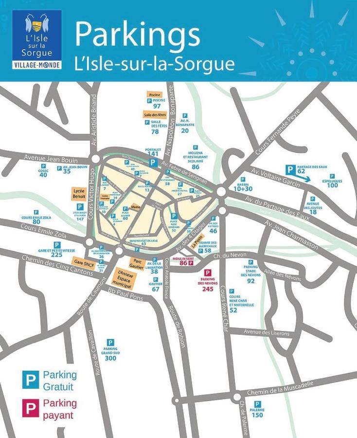 Appartement Terrasse Climatise Calme En Centre-Ville LʼIsle-sur-la-Sorgue Екстериор снимка